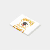 Masters Afstuderen T-shirt Mijn kleindochter Maste Post-it® Notes (Schuin)