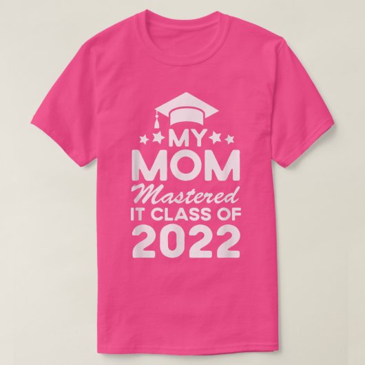 Masters Afstuderen T-shirt Mijn moeder heeft de le (Design voorkant)
