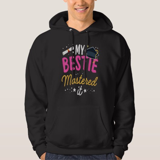 Masters Afstuderen T-shirt My Bestie Mastered it C (Voorkant)