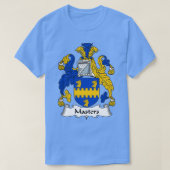 Masters Coat of Arms Family Crest T-shirt (Design voorkant)
