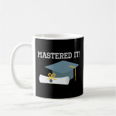 Masters Degree Afstuderen 2018 Mastered Coffee Mok (Links)