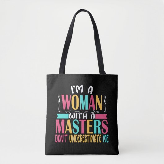 Masters Degree Afstuderen 2023 MSW MPH Social Work Tote Bag (Voorkant)