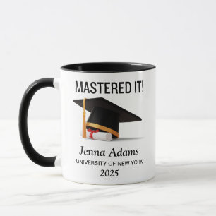 Masters Degree Afstuderen beheerst het Mok