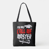 Masters Degree Afstuderen Gift 2022 MSW MBA Tote Bag (Achterkant)