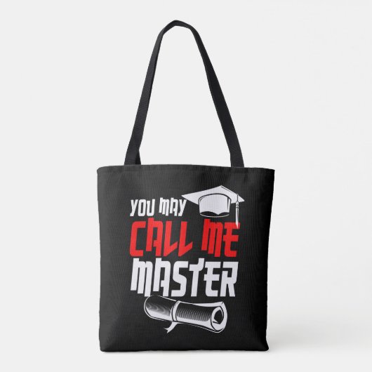 Masters Degree Afstuderen Gift 2022 MSW MBA Tote Bag (Achterkant)