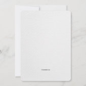 Masters Degree Afstuderen Invitation Kaart (Achterkant)