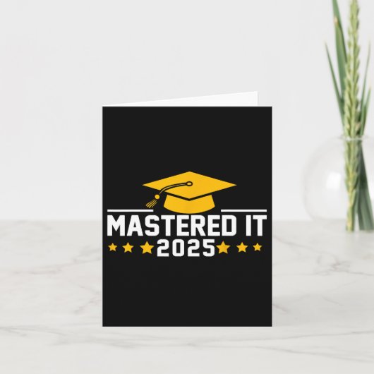 Masters Degree Afstuderen Mastered IT 2025 1 Kaart (Voorkant)