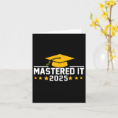 Masters Degree Afstuderen Mastered IT 2025 1 Kaart (Gele Bloem)