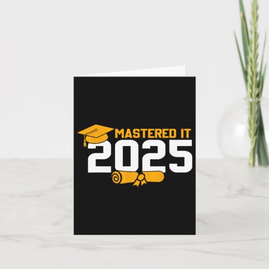 Masters Degree Afstuderen Mastered IT 2025 Kaart (Voorkant)