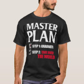Masters Degree Afstuderen MBA Afstuderen Funny Mas T-shirt (Voorkant)
