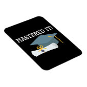 Masters Degree Afstuderen MBA MSW Afstudeerder Gif Magneet (Rechterzijde)