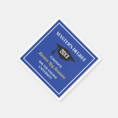 Master's Degree Gefeliciteerd! AANGEPASTE Afstudee Servet (Hoek)