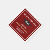 Master's Degree Gefeliciteerd! AANGEPASTE Afstudee Servet (Hoek)