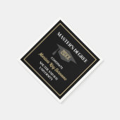 Master's Degree Gefeliciteerd! AANGEPASTE Afstudee Servet (Hoek)