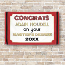 Master's Degree Gefeliciteerd! Gepersonaliseerd