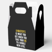 Masters Degree Graduation Funny Humor Quotes  Bedankdoosjes (Geopend)