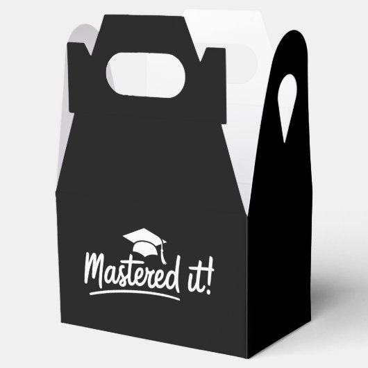 Masters Degree Graduation Gift Mastered It  Bedankdoosjes (Geopend)