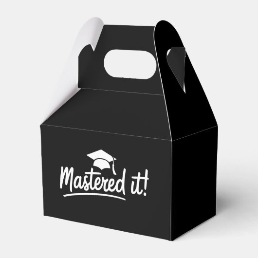 Masters Degree Graduation Gift Mastered It  Bedankdoosjes (Voorkant Zijde)