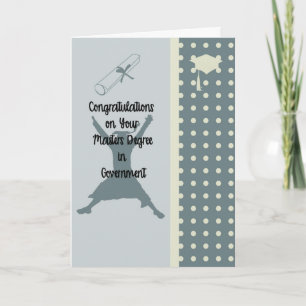 Masters Degree in de Kaart van de regering