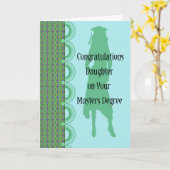Masters Degree Kaart voor Dochter (Gele Bloem)