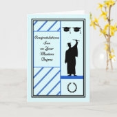 Masters Degree Kaart voor Son Two (Gele Bloem)