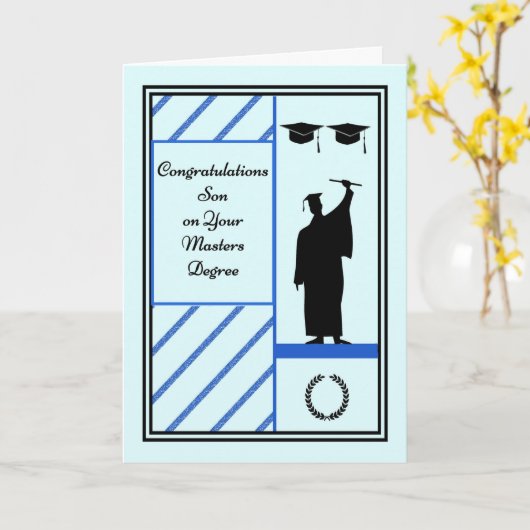 Masters Degree Kaart voor Son Two (Gele Bloem)