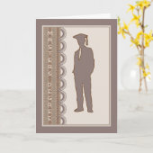 Masters Degree Kaart voor Zoon of Iemand (Gele Bloem)