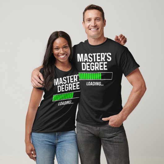 Masters Degree Loading Shirt Afstuderen studenten  (Unisex)