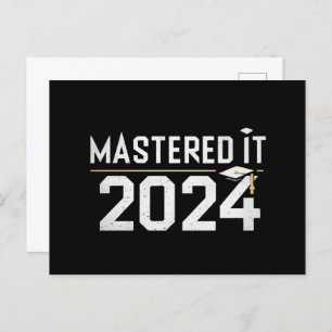Master's Degree Mastered IT 2024 Masters Degree Briefkaart