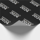 Master's Degree Mastered IT 2024 Masters Degree Cadeaupapier (Hoek)