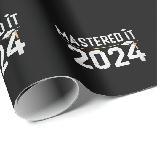 Master's Degree Mastered IT 2024 Masters Degree Cadeaupapier (Rol Hoek)