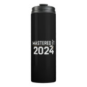 Master's Degree Mastered IT 2024 Masters Degree Thermosbeker (Voorkant)