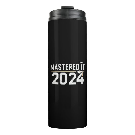 Master's Degree Mastered IT 2024 Masters Degree Thermosbeker (Voorkant)