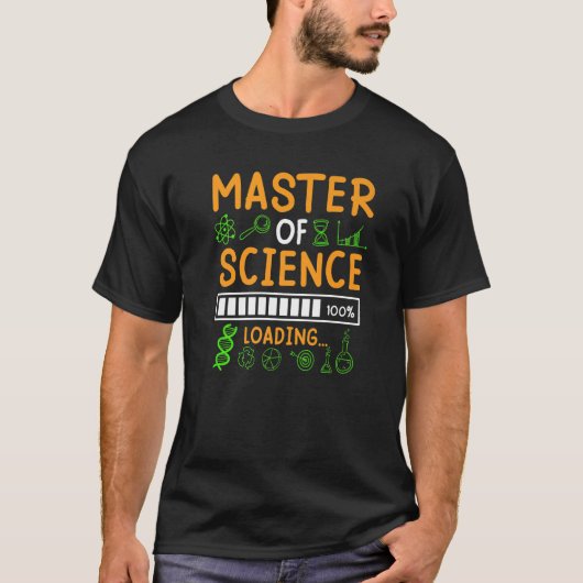 Masters Degree Masters Thesis Master of Science 1 T-shirt (Voorkant)