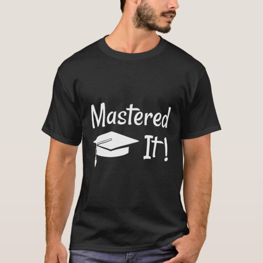 Master's Degree MS beheerste het T-shirt (Voorkant)