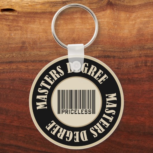 Masters Degree Priceless Sleutelhanger (Voorkant)