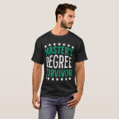Masters diploma overlever Masters diploma jongen T-shirt (Voorkant volledig)