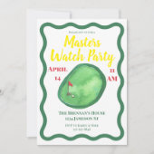 Masters Golf Kijkfeestje Kaart (Voorkant)