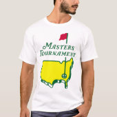 Masters Golf Tournament Black golf T-shirt (Voorkant)