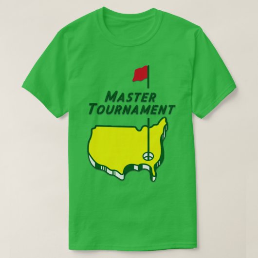 Masters golftoernooi TShirt (Design voorkant)