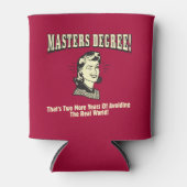 Masters gradatie: Voorkomen van de echte wereld Blikjeskoeler (Voorkant)