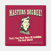 Masters gradatie: Voorkomen van de echte wereld Magneet (Voorkant)