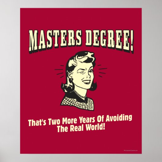 Masters gradatie: Voorkomen van de echte wereld Poster (Voorkant)