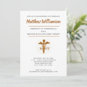 Masters in Ergotherapie Afstudeersymbool Aankondiging (Staand voorkant)