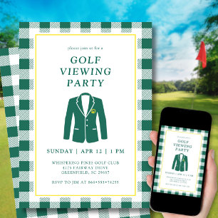 Masters Kijkfeest Golf Groene Jas Kaart