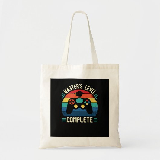 Master's Level Complete, Afstuderen GIft, meesters Tote Bag (Voorkant)