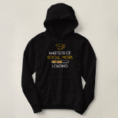 Masters of Social Work MSW Afstuderen Future Socia Hoodie (Design voorkant)