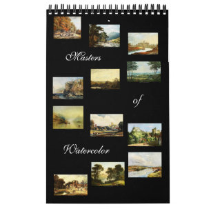 Masters of Waterverf 2024 Home Decor Kunstkalender Kalender