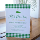 Masters Verjaardag Golf Thema voor Oudere Volwasse Kaart