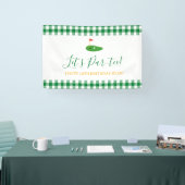 Masters Verjaardag Golf Thema voor Oudere Volwasse Spandoek (Beurs)